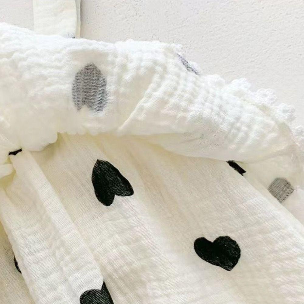 Ruffle Heart Baby Romper Bow Heart Baby Shorts Climb Suit Fashion Lace Baby Jumpsuit  Infant Wear