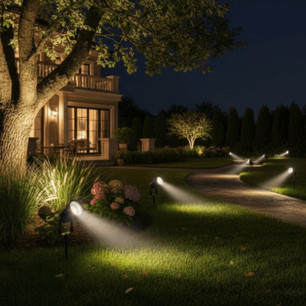 Waterproof Landscape Spike Spotlights 3/5W Aluminium LED Lawn Light High Brightness Energy Saving Yard Spotlight Outdoor Yard