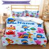 Set Biancheria da Letto Pocoyo Personalizzato con Nome 3 Pezzi Copripiumino Chiusura Include 1 Copripiumino 2 Federe Morbido e Confortevole Per Tutte le Stagioni