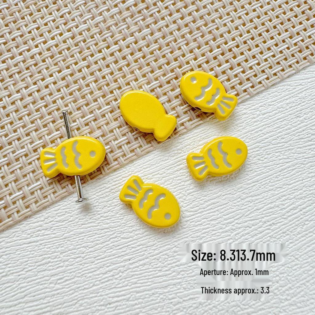 Colorful Macaron Fish & Butterfly Bead Kit for DIY Bracelets, Necklaces, Hair Accessories