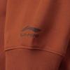 Li Ning Comfortable Round Neck Simple Letter Print Loose Versatile Sweatshirt Unisex Sweatshirt AWDVF85-4