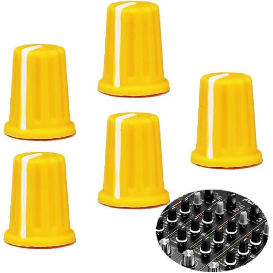 5pcs EQ Rotary Knob Replacement Equalizer Potentiometer Fader Knobs Push Rod Cap for DJ Controller Mixer Console Pioneer DDJ800, DDJ1000, DDJ1000SRT,