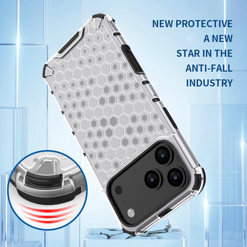 For iPhone 17 Pro Max Case iPhone 17 Air iPhone 17 Pro Max Cover Funda Shockproof TPU Armor PC Silicone Protective Phone Cover