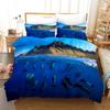 Delfin Dynetrekksett 3D Delfiner Hopper Sengetøy Polyester Havdyr Tema For Tenåringer Dobbel Queen King Size Dyne Trekk