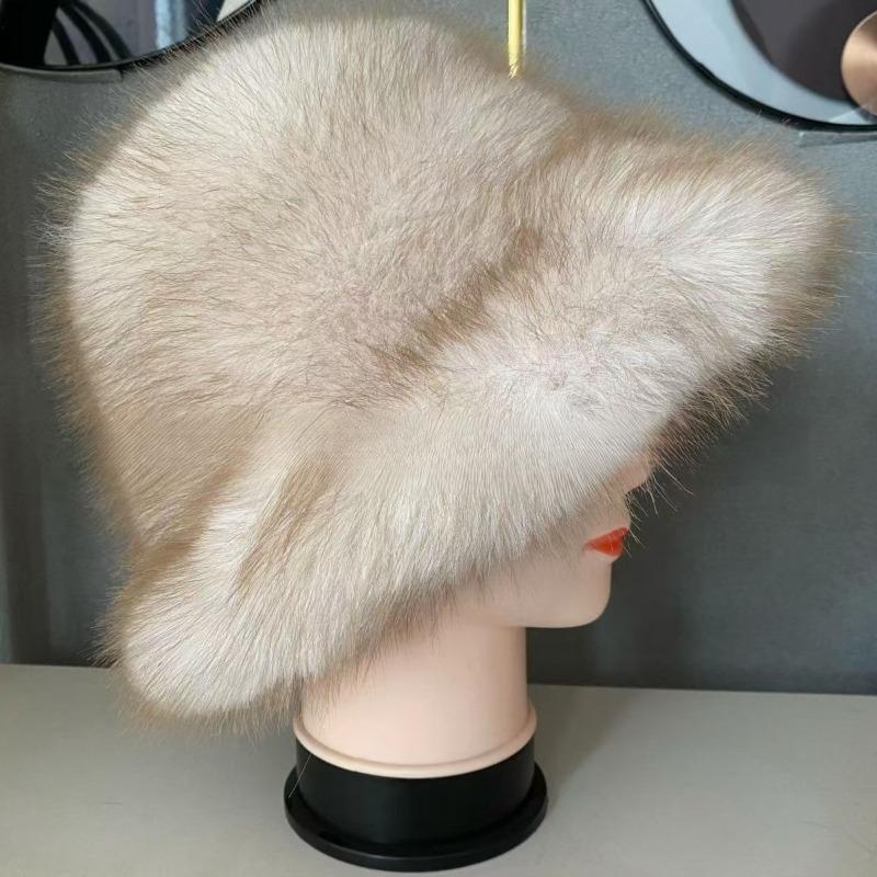 

Модная осенне-зимняя утолщенная теплая плюшевая шляпа-рыбак женская ветрозащитная с защитой ушей шляпа-ведро с широкими полями и куполом