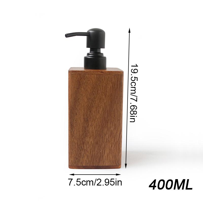 

1шт пресс-типа ванная комната дезинфицирующее средство для рук бутылка отель твердая древесина украшение дома лосьон дозатор бутылка для дома 200мл 400мл 400ml