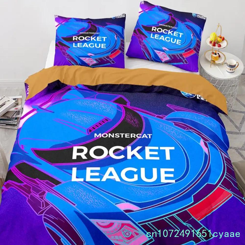 Rocket League Bedding Set Bedspread Single Twin Full Queen King Size Car Rocket League Bed Set Boys Bedroom Duvetcover