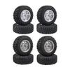 RC Car Tires High Elastic Rubber Wheel Accessory for MN99S MN82 MN168 Off Road Crawler 1