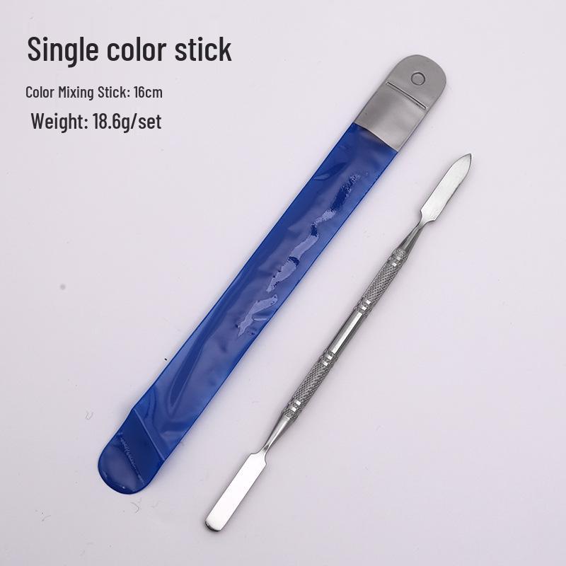 Set de Paletas Cuadradas de Acero Inoxidable para Artistas de Maquillaje para Mezclar Base y Herramientas de Belleza