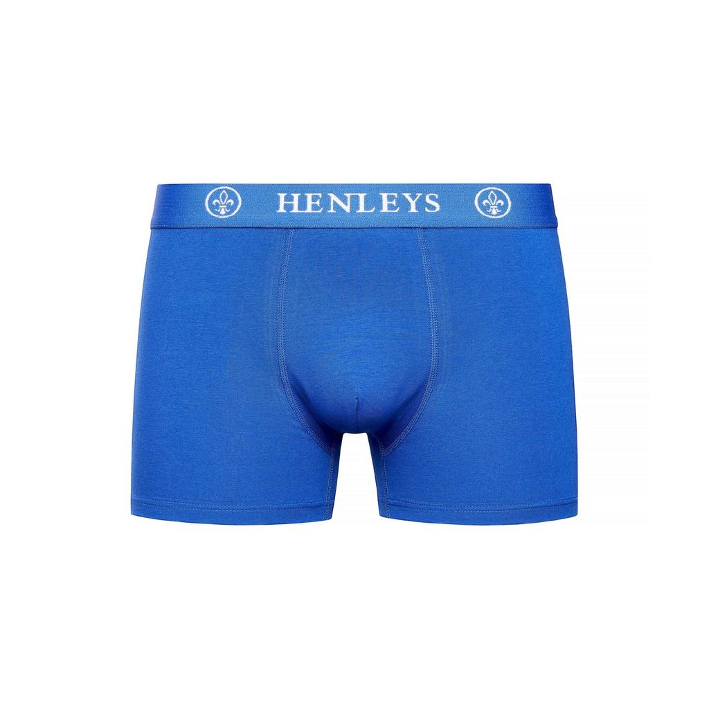 Henleys Mens Henline Assorted Designs Boxer Shorts (Pack of 3)