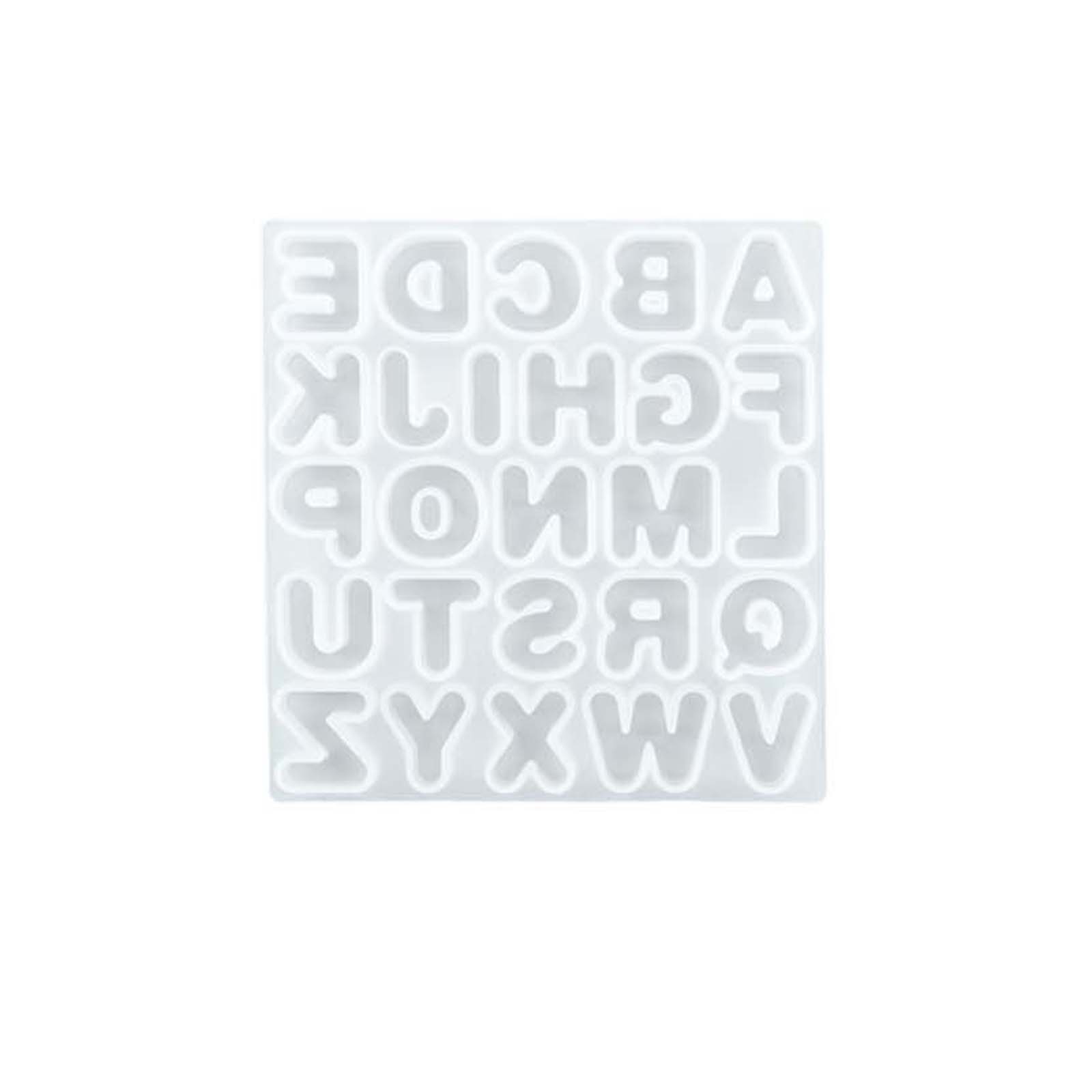 

Silicone Keychain Mould Letters Shaped Pendant Molds DIY Crafts Moulds Clay Mold DIY Hand-Making Keychain Accessories S
