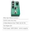Portable Guitar Overdrive Booster Pedal with True Bypass Switching Guitar Booster Effect Pedal for Live Professional