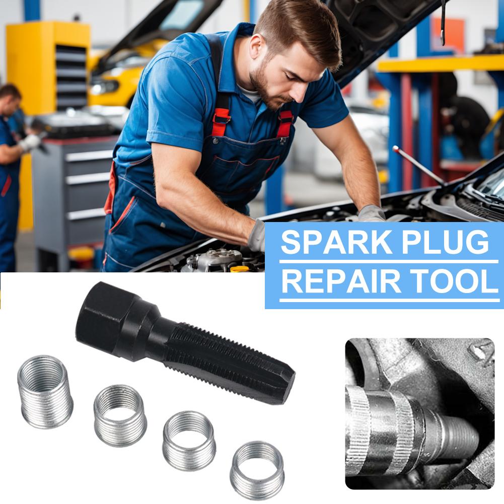 14mm Car Spark Plug Repair Tool Rethreading Helicoil Thread Repair Tool Kit Spark-plug Hole Sleeve For Repair Parts