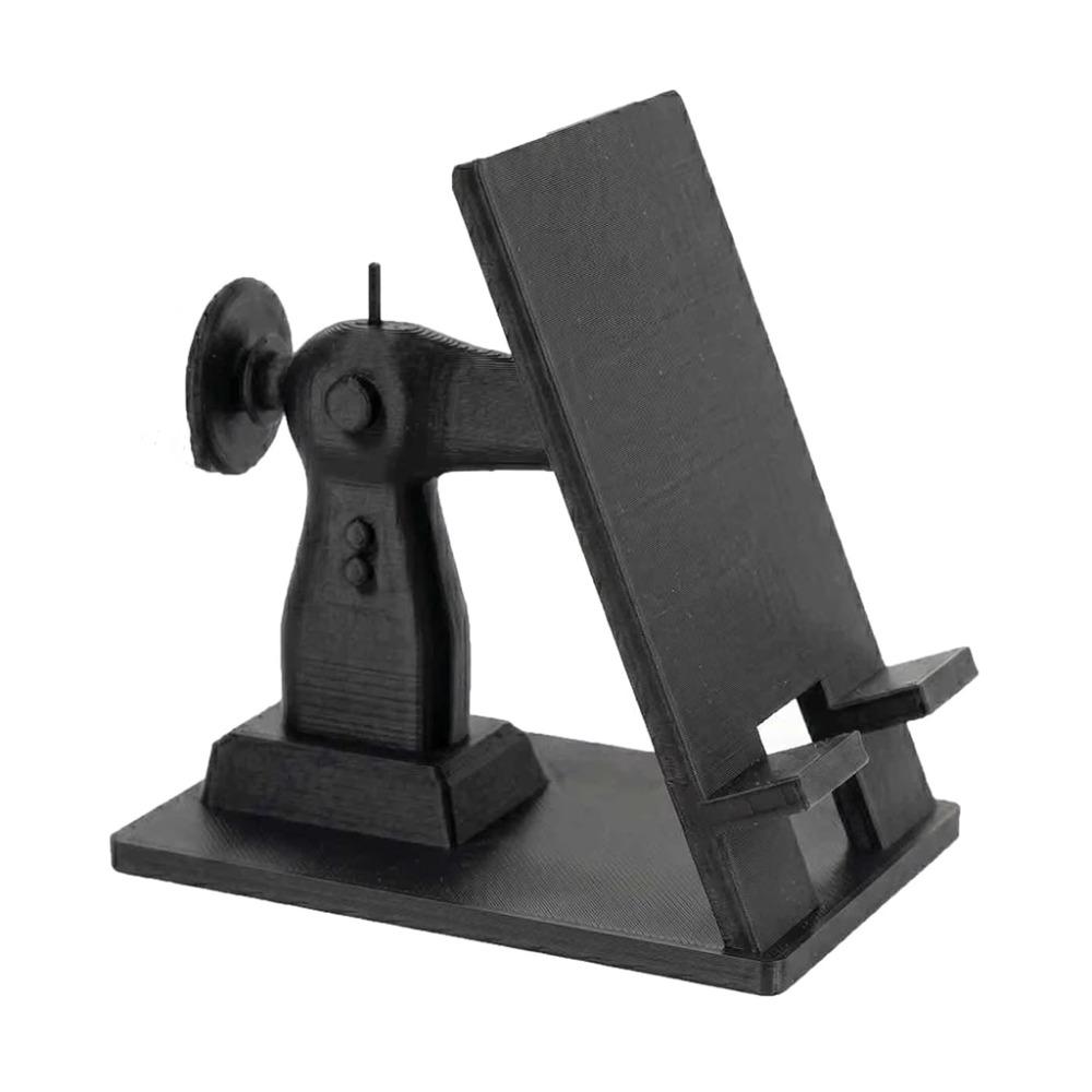 Vintage Nähmaschine Telefonständer 3D-gedruckte Schreibtischdekoration Handyhalter Nähliebhaber Geschenke