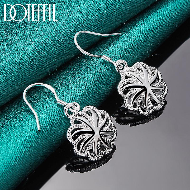 925 Sterling Silver Fashion Earrings Beautiful Jewelry