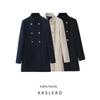 Kaslead New Arrival Women's Fashion Style Fashion Wool Blended Double Breasted Coat Outwear 9037141