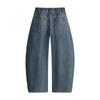 NVG.YOUNG Men's Loose Fit Curved Denim Jeans
