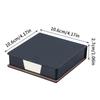 Sticky Note Box With Notepads Pu Leather Memo Pad Dispenser Desktop Supplies For Students Office Worker