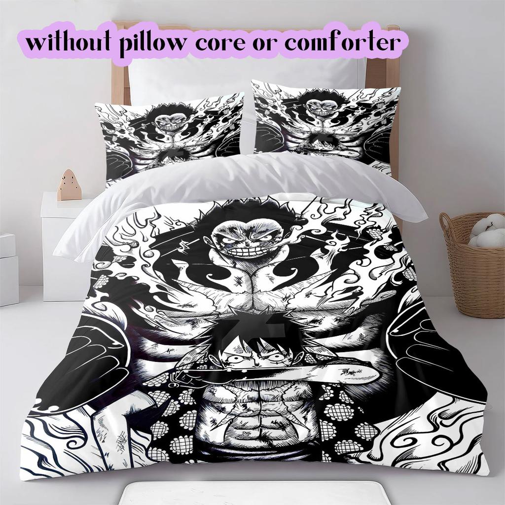 OnePiece anime cool Soft and Comfortable Duvet Cover, Children's Bedding Set Gift, Extra Large Size, Various Sizes Available