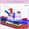 Electric Fire Rescue Boat Toy With Music Lights For Kids Development And Interactive Play