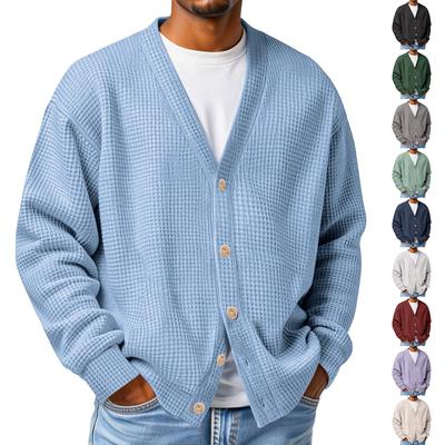 Men's Loose Casual Minimalist Cardigan , Long Sleeve Daily Wear