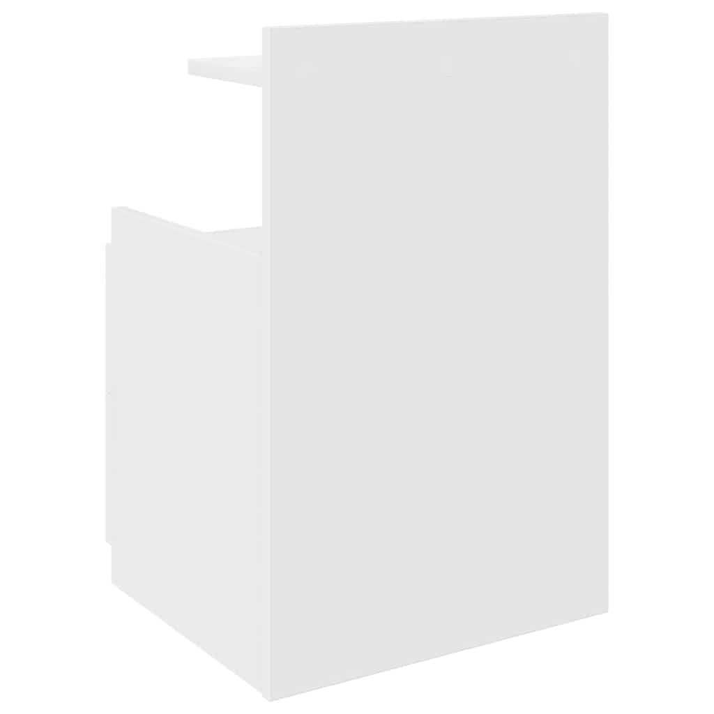 Nightstand with 2 Drawers White 40 x 36.5 x 62 cm
