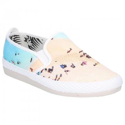 Womens/Ladies Pastel Slip On Shoe