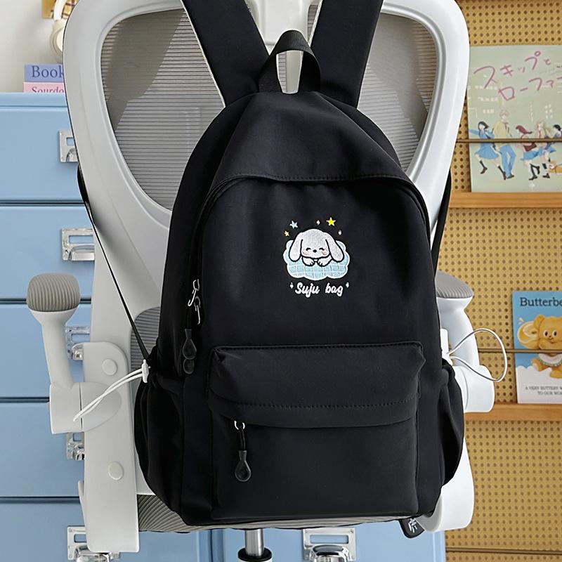 Schoolbag new Korean version junior high school student backpack women's casual simple schoolbag women's fashion large-capacity high-value backpack