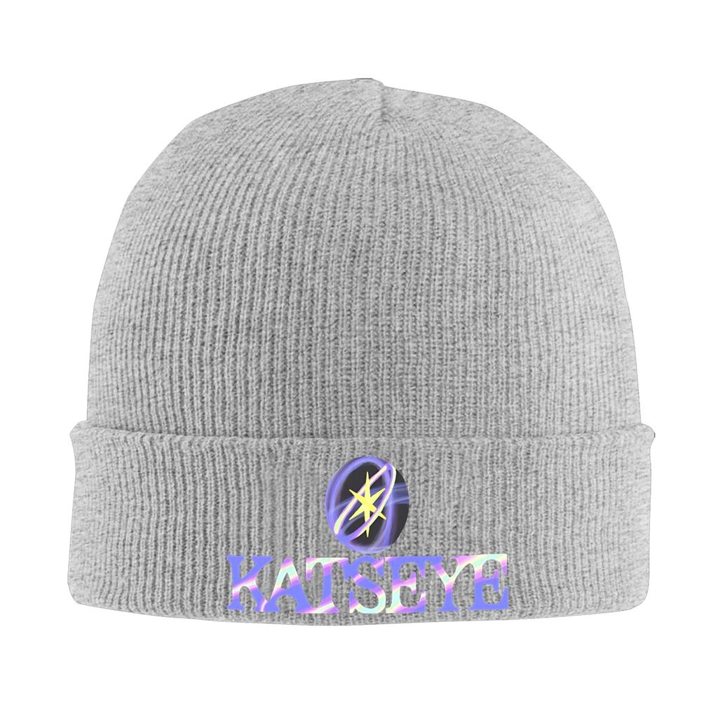KATsEYE Grupa Kpop Czapka z Dzianiny dla Kobiet Unisex Czapki Zimowe Akryl Szydełkowana Czapka