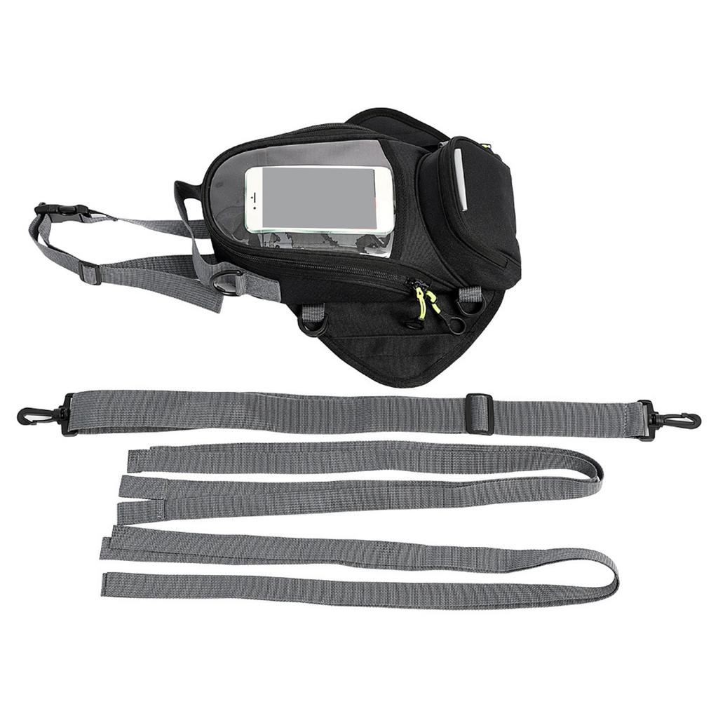 Large Capacity Motorcycle Tank Pack With Antislip Base And Multiple Pockets Touch Control Phone Pocket for Outdoor