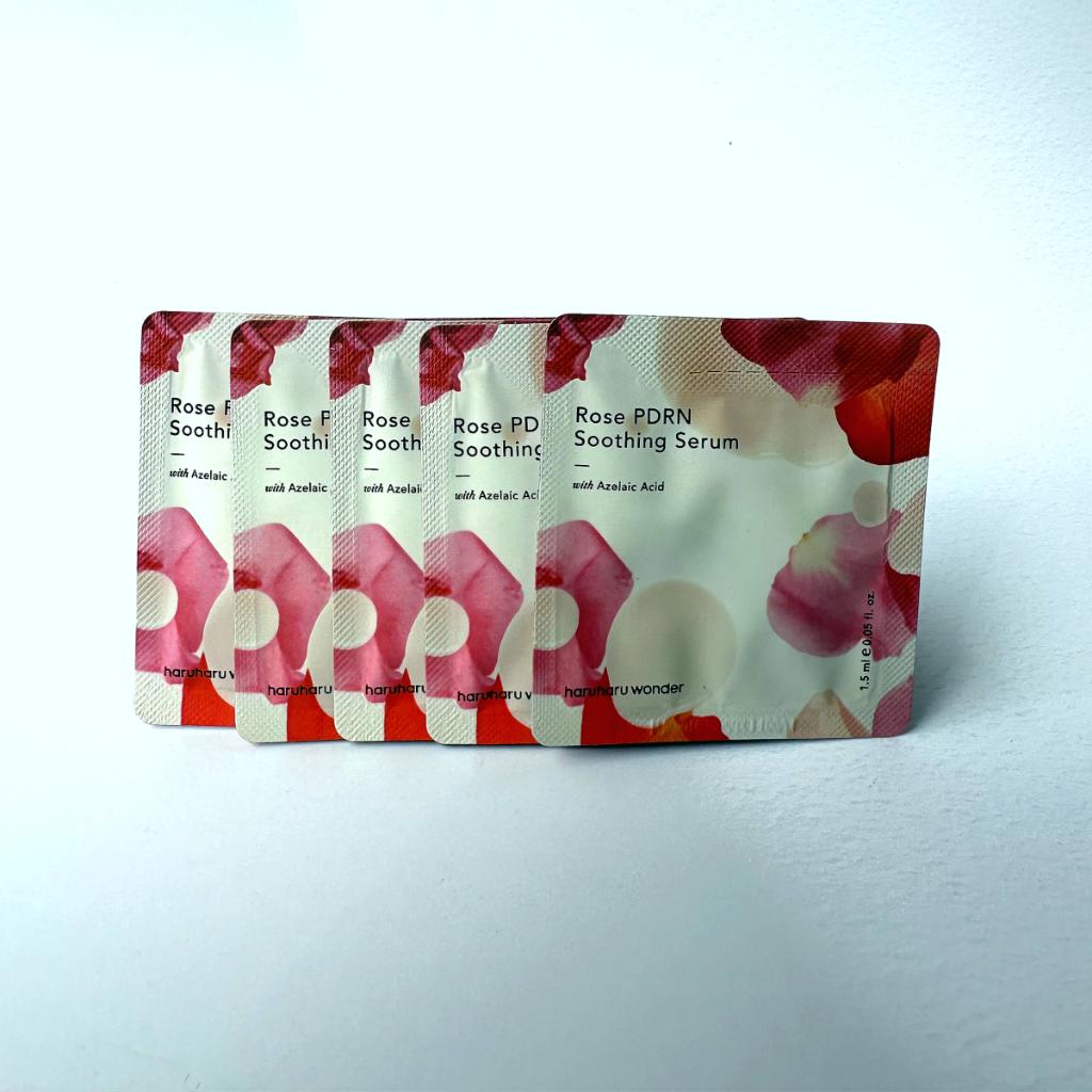 [SET] HARUHARU WONDER Rose PDRN Soothing Serum Sachet Pouch (1.5ml*5ea)