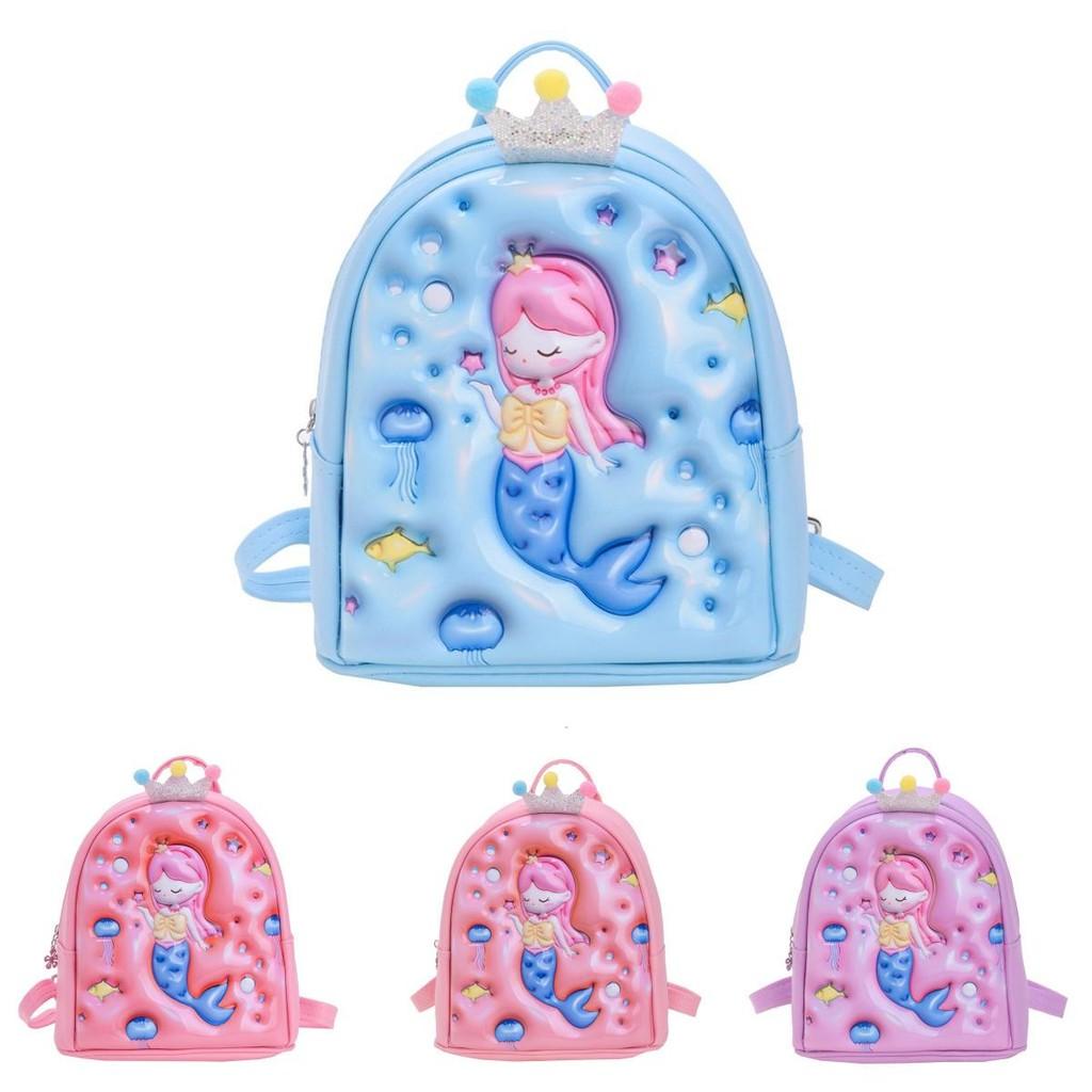 Trendy Pink Animal Themed Childrens Backpack With Soft Polyester Lining For School