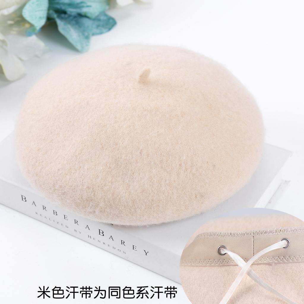 Spring and Autumn Winter New Beret Korean Edition Mushroom Women's Hat Breathable Pumpkin Hat Painter's Hat