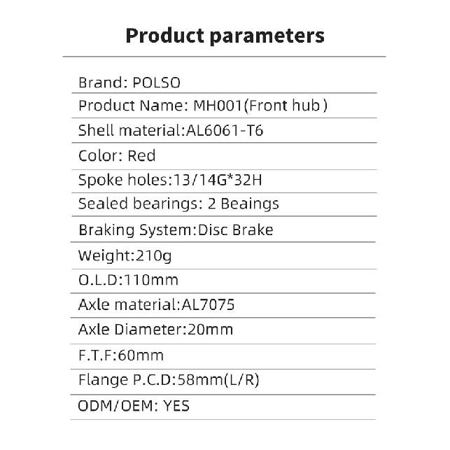 POLSO MTB Hub 32/36 Holes Disc Brake 2 Sealed Bearing HG BOOST Mountain Bicycle Hubs Aluminnum Alloy