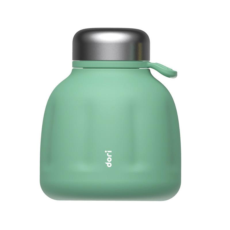 

Pumpkin Shaped 250ml Stainless Steel Thermos Cup Handheld Insulation Portable Blue Green
