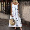 European Station Retro Slimming A- Line Dress with Strap