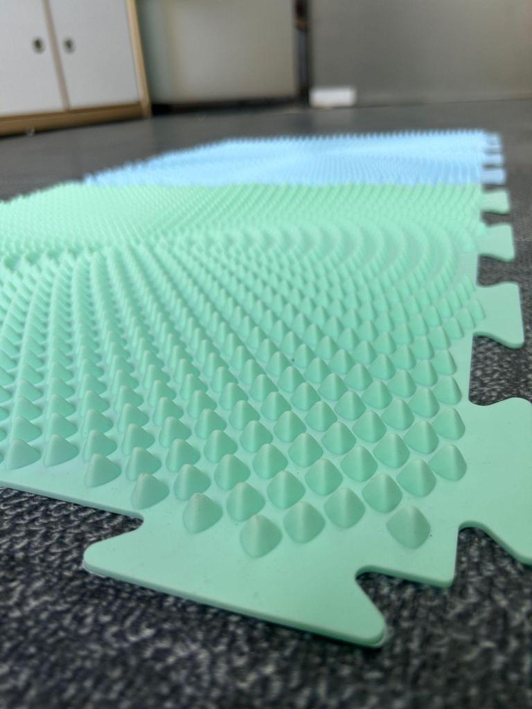 Large Soft Silicone Acupressure Mat for Foot Massage and Jogging