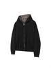 American Trendy Unisex Faux Rabbit Fur Hooded Winter Jacket