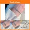 Elegant And Moon Star Crystal Bracelet For Women Chic Zircon Alloy Jewelry