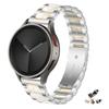 Pulseira de metal + resina de 20mm 22mm para samsung galaxy watch 5 pro 4 3 pulseira clássica 40mm 44mm 42mm 46mm 45mm active 2