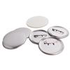 Tinplate Badge Material with Iron Base and Safety Pin - Japanese Style, 100 Sets
