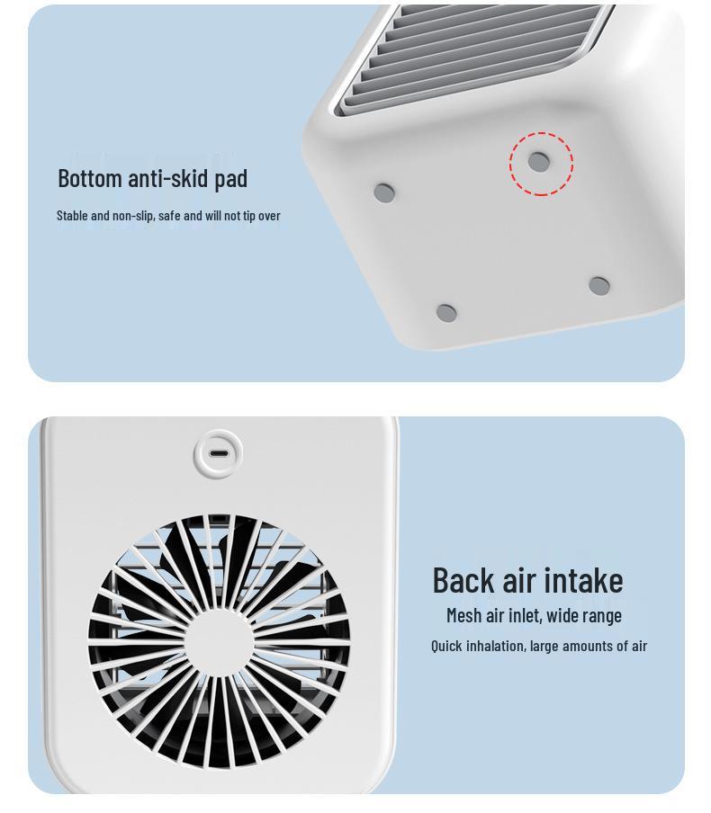 Portable Mini Desktop Air Conditioner Fan - Compact Summer Cooling Solution