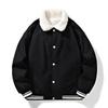 Autumn and Winter Trend New Men's Lamb Wool Trend Fashion Casual Velvet Lapel Loose Couple Coat