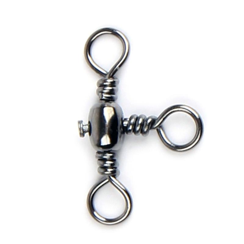 140 Stück Angelschnurverbinder Tackle Snap Wirbel Schieber Lagerwirbel Angelwirbel für Forellenangeln