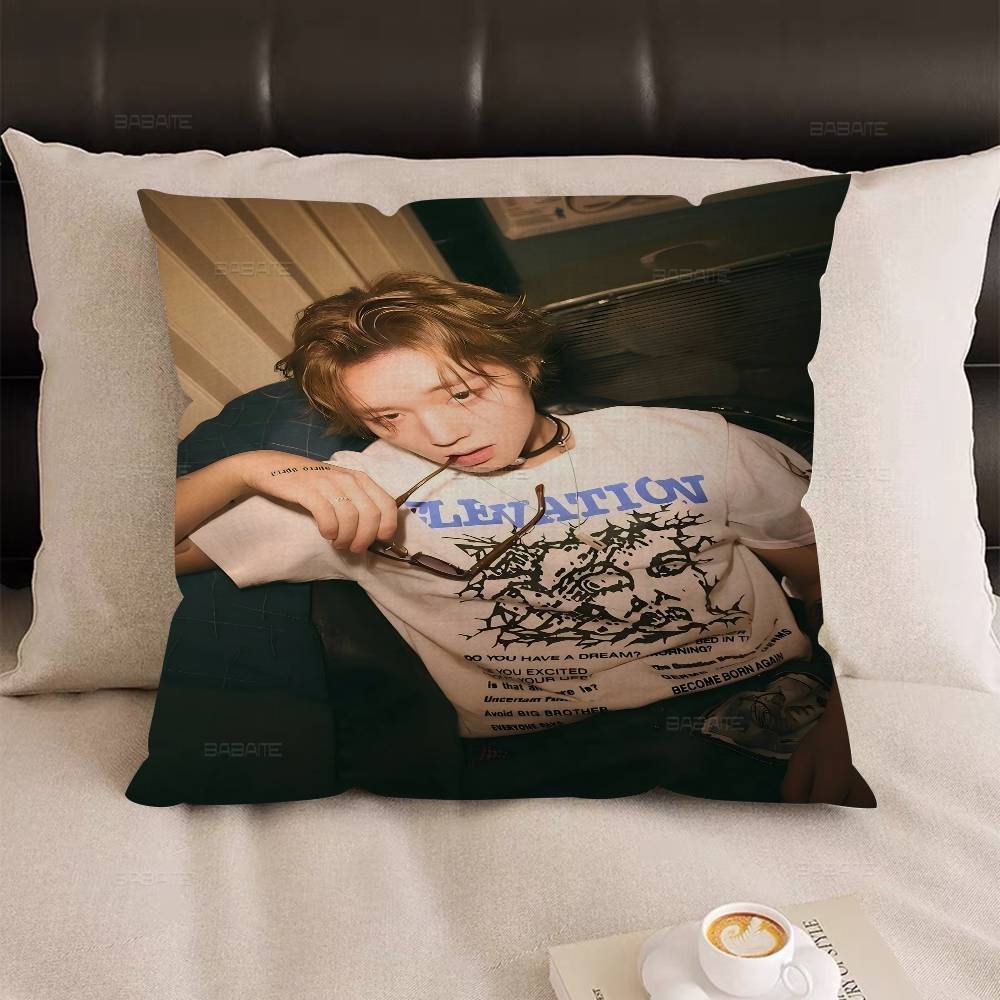 Korean P-PARK JI HOON Anime Pillow Cushion Cover Pillowcase Living Room Sofa Home Decor Customized