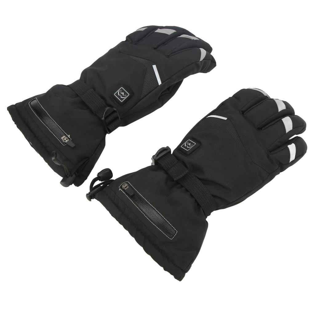 2 STK Beheizte Handschuhe 3 Stufen Einstellung Touchscreen Elektrische Heizhandschuhe Winter Thermohandschuhe