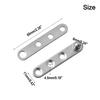 Hinges Door Pivot Hinge Accessories Cabinet Hardware Home Pack Replace Rotating Silver Stainless Steel 360 Degree