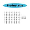 (30cm) Rotating Spinner Helical Bird Repeller Stick Reflective Silver Rod Fit for Outdoor Garden Bird Control Easy Installation 