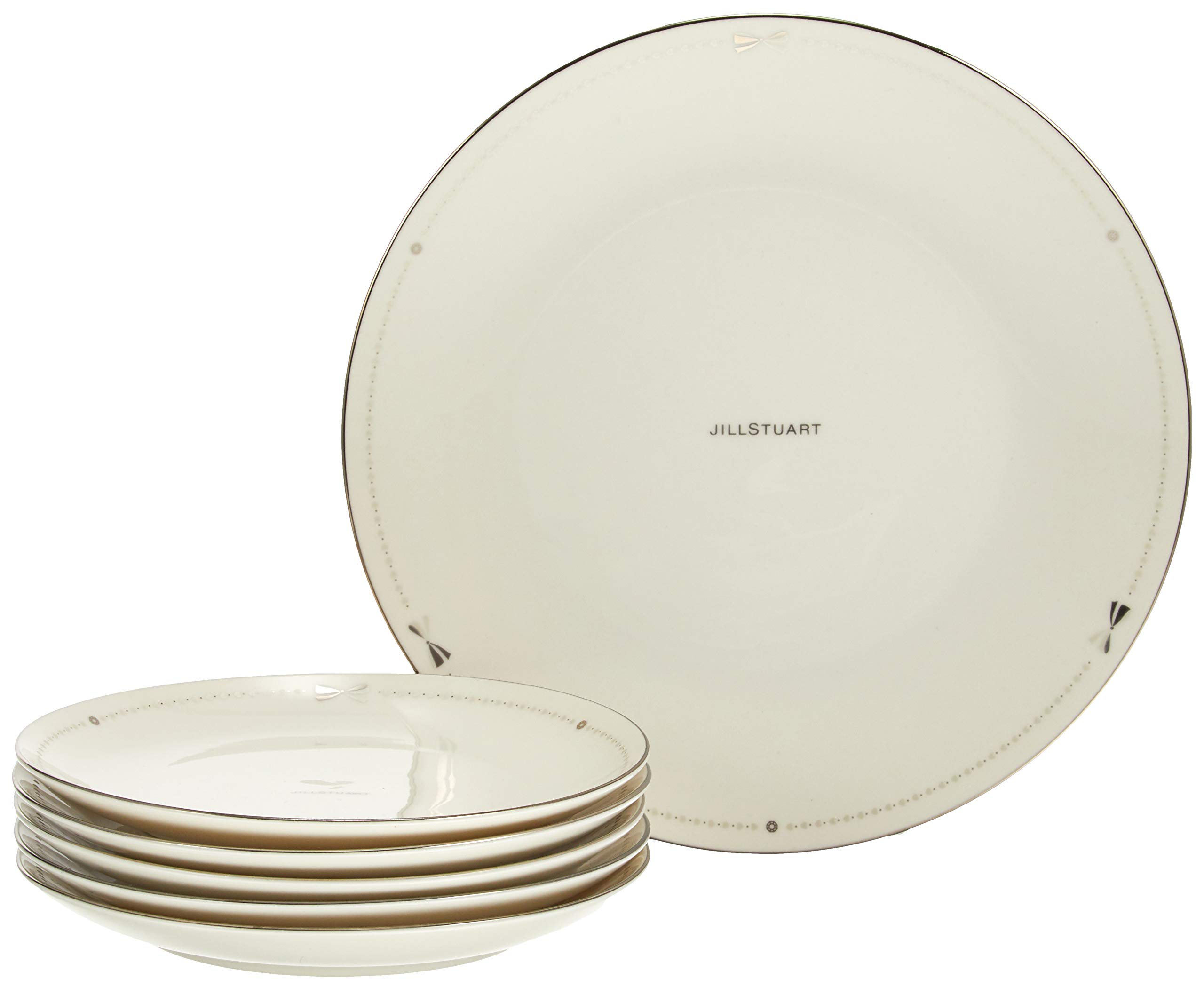 

Набор тарелок JILL STUART, Белый, Рисунок ленты, Милый и стильный, На 5 персон, Набор из 6 предметов, Сделано в Японии, Поставляется в подарочной коробке, 41635-33358