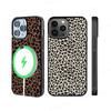 Leopard Cheetah Print Phone Case Magnetic Case For IPhone 17 16 14 13 12 15 Pro Max Plus For Magsafe Wireless Charge Cover
